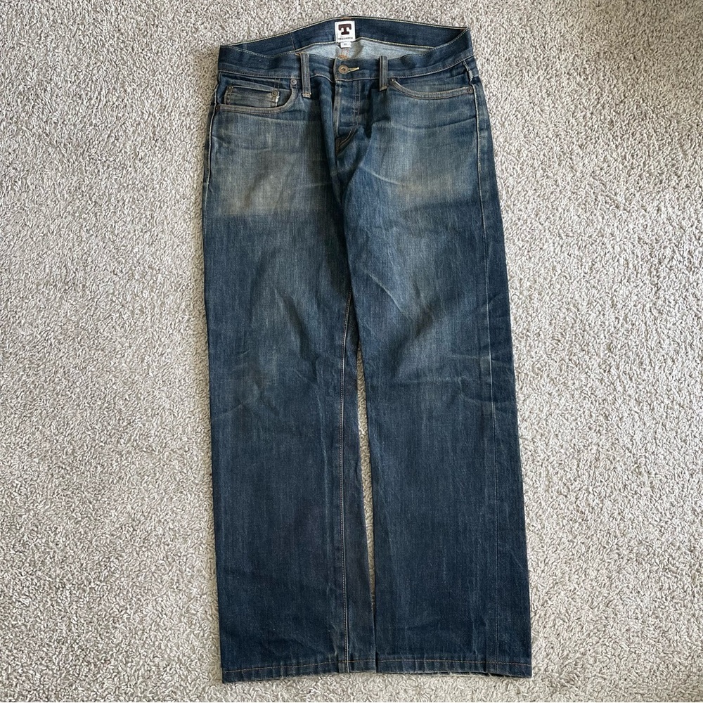 Tellason White Oak Cone Denim Selvedge Denim Jeans